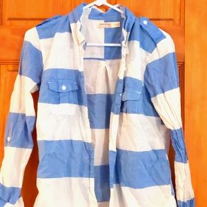 Faded Glory striped button up